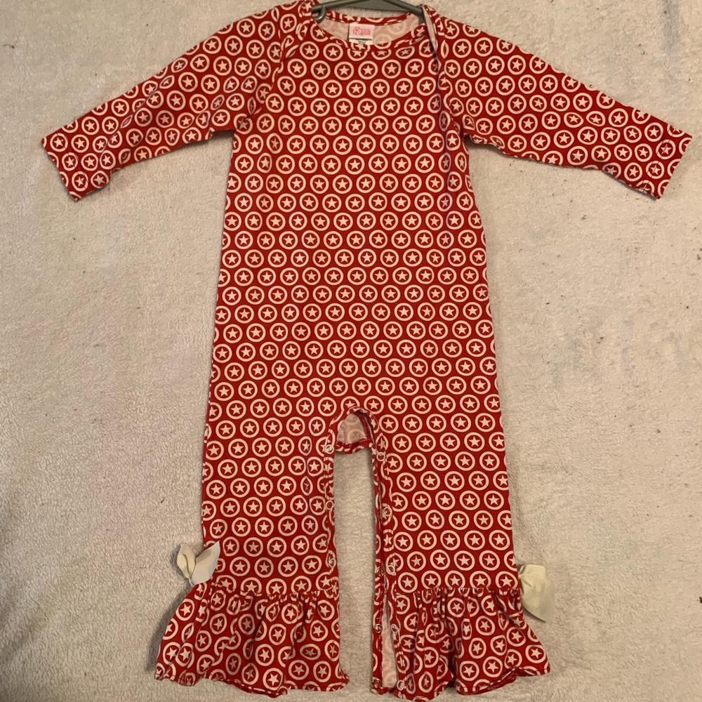 Ricrac & Ruffles Romper